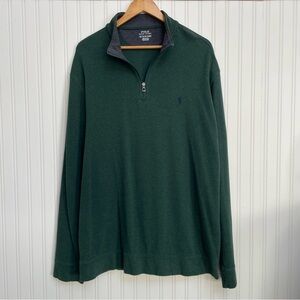 Polo by Ralph Lauren Dark Green Pullover  Cotton Blend Men’s size XXL